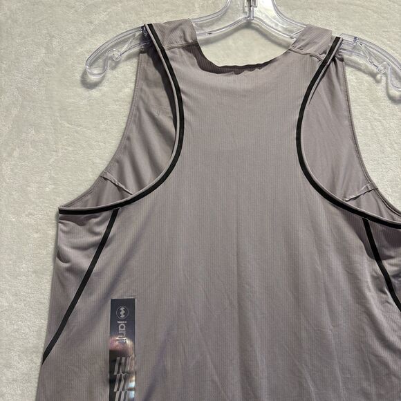 Janji Women's Pinnacle Ultra Singlet Lightweight Tank Top Aether Grey Medium Run - Picture 8 of 15